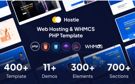 Hostie v 1.0 - Web Hosting & WHMCS PHP Template