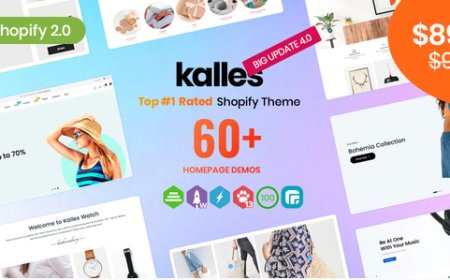 Kalles -v4.3.7.1 Clean, Versatile, Responsive Shopify Theme - RTL support