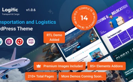 Logitic v1.0.6 - Transportation & Logistics WordPress Theme