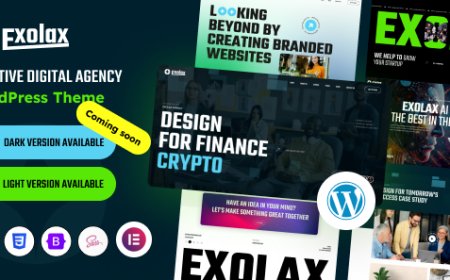 Exolax v1.0.1 - Creative Digital Agency WordPress Theme