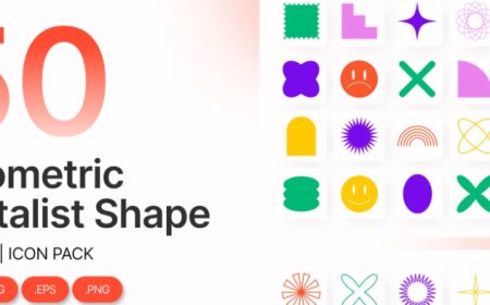 Geometric Brutalist Shape Pack