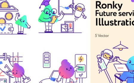 Ronky Future Services Illustrations Vol.2