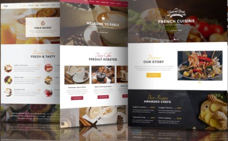 Fable - Bakery / Coffee / Pub / Restaurant Website