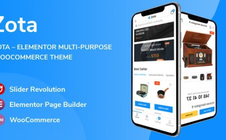 Zota - Elementor Multi-Purpose WooCommerce Theme v-1.3.9