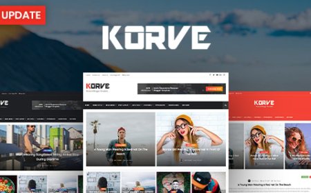 Korve - Personal Blogger Template