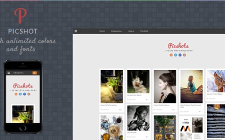 PicShots - Responsive Blogger Template