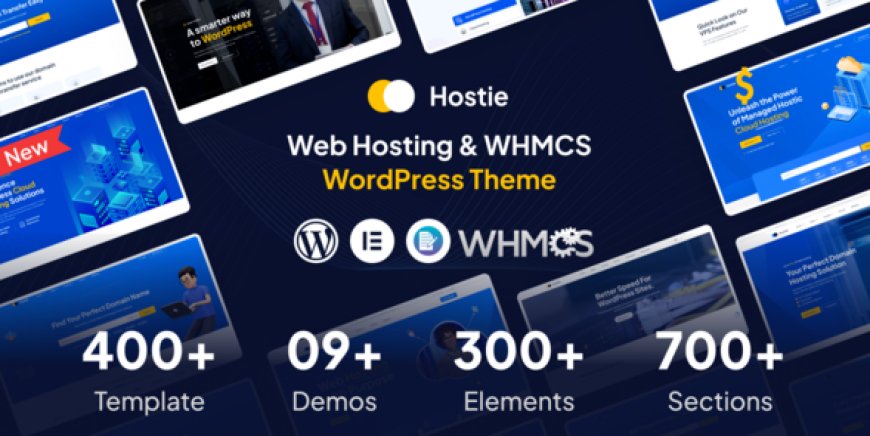 Hostie v 1.1.1 - Web Hosting & WHMCS WordPress Theme