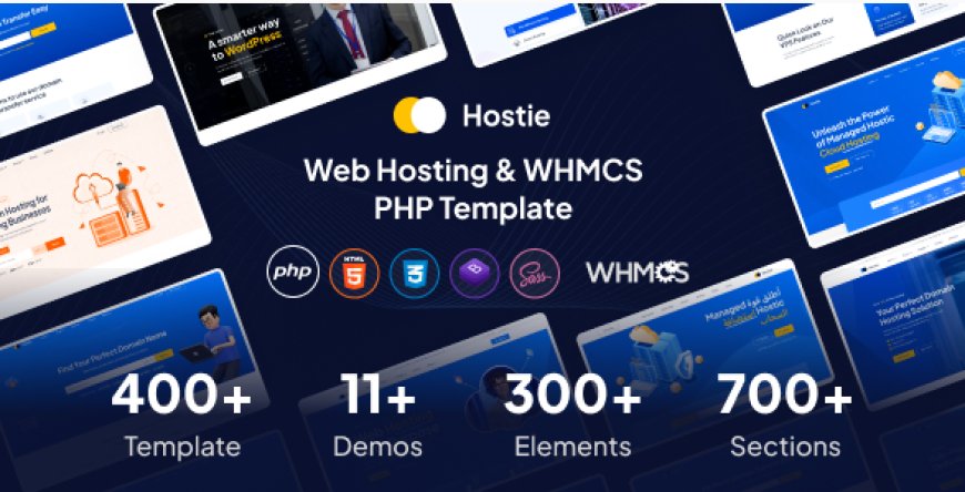 Hostie v 1.0 - Web Hosting & WHMCS PHP Template