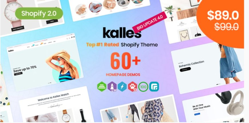Kalles -v4.3.7.1 Clean, Versatile, Responsive Shopify Theme - RTL support