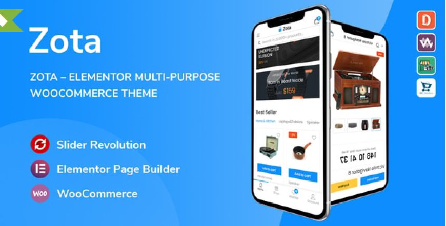Zota - Elementor Multi-Purpose WooCommerce Theme