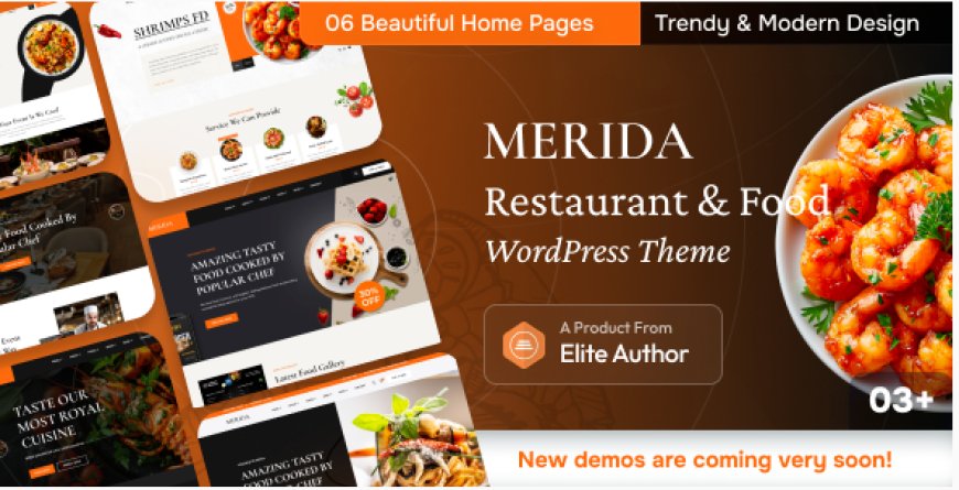 Merida - Restaurant & Food WordPress Theme