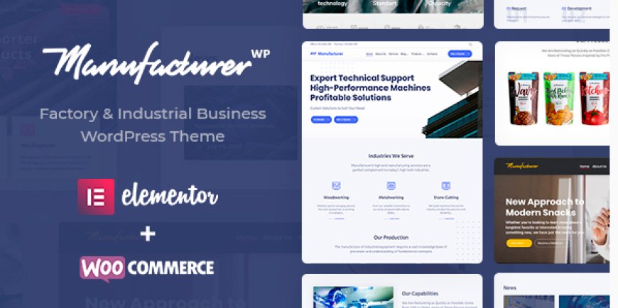Manufacturer v1.3.13 - Factory and Industrial WordPress Theme