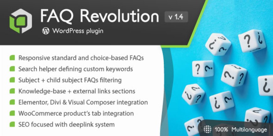 FAQ Revolution v1.4.3 - WordPress Plugin