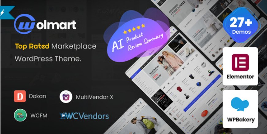 Wolmart v1.8.12 - Multi-Vendor Marketplace WooCommerce Theme