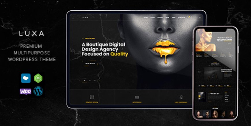 Luxa v1.2.7 - Luxury Black MultiPurpose WordPress Theme