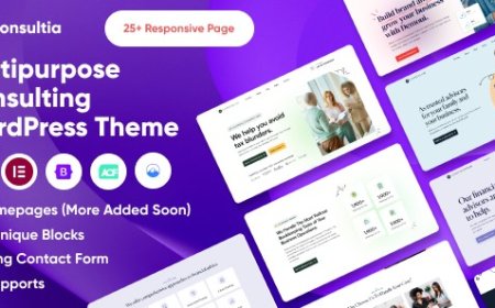 Consultia - Multipurpose Consulting WordPress Theme v-1.0